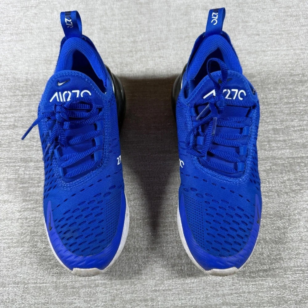 Nike Air Max 270 Sneakers Youth 5Y Blue Racer Black White 943345-415